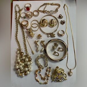 2nd Lot of Various Goldtone Jewelry